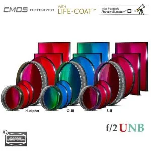 Baader 3.5 / 4nm f/2 Ultra-Highspeed Filter-Set – CMOS-optimized (H-alpha / O-III / S-II)